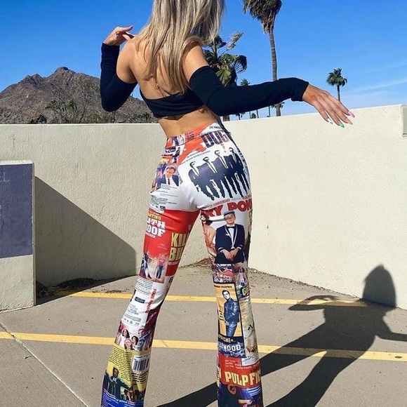 [SOLD] Jyosei Kill Bill Hollywooder Pants and Top Set - Picture 2 of 4